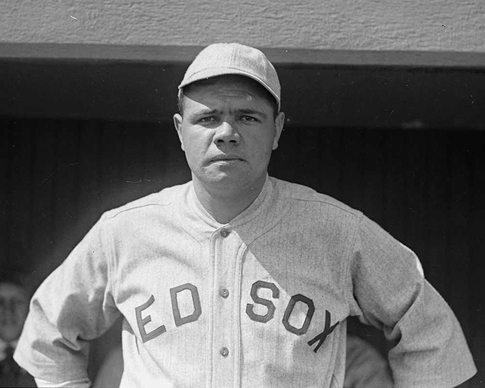 Babe Ruth 1918 art print by Vintage Photography for $57.95 CAD