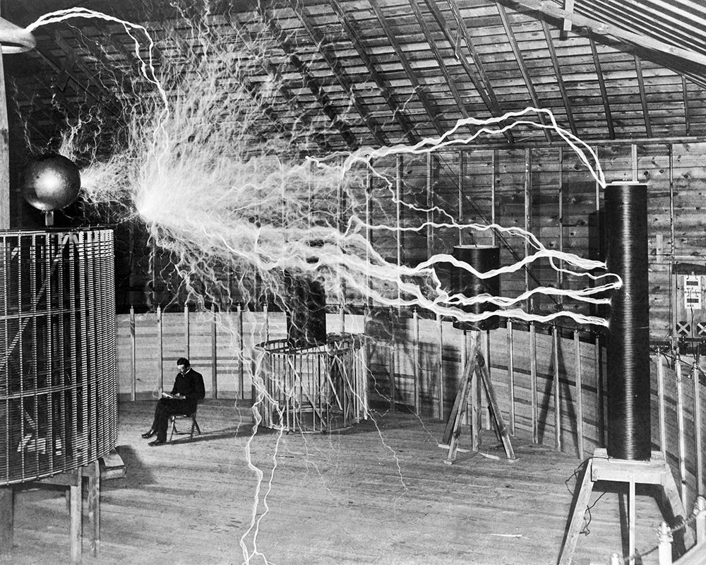 Nikola Tesla art print by Vintage Photography for $57.95 CAD