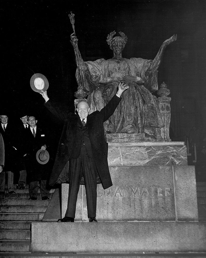 Dwight D Eisenhower Columbia University 1953 art print by Vintage Photography for $57.95 CAD