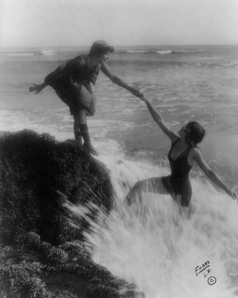 Bathing Beauties at the Seaside art print by Vintage Photography for $57.95 CAD