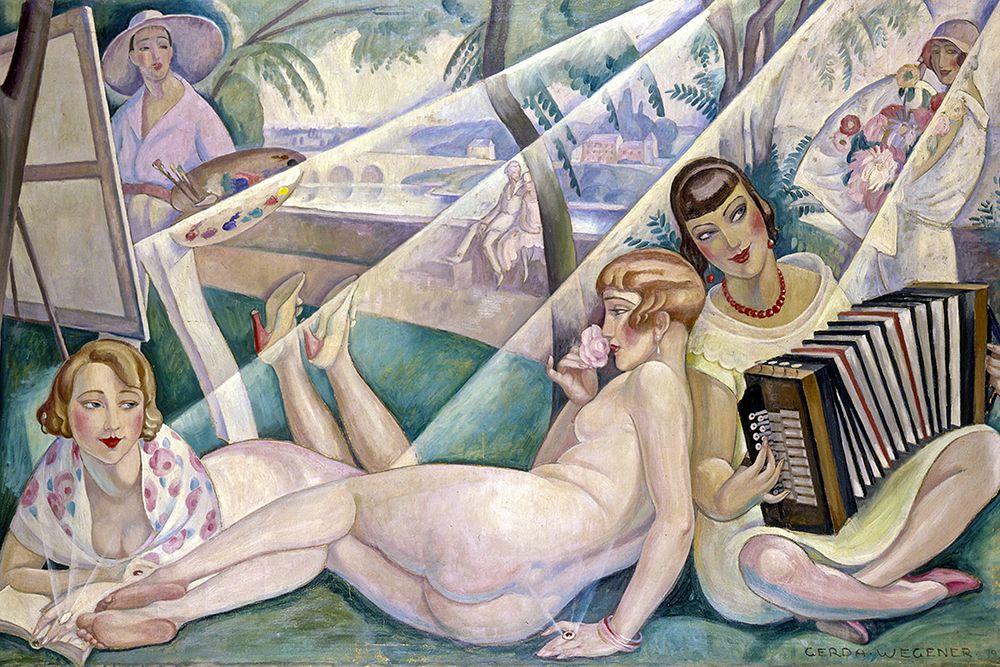 A Summer Day 1927 art print by Gerda Wegener for $57.95 CAD
