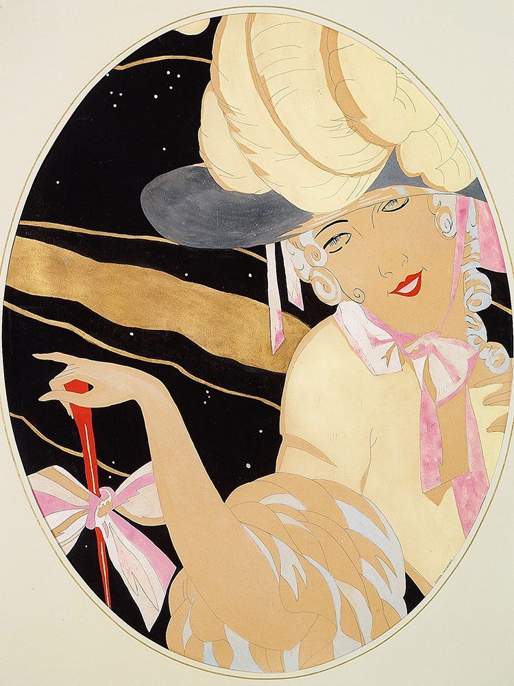 Elegant Lady art print by Gerda Wegener for $57.95 CAD