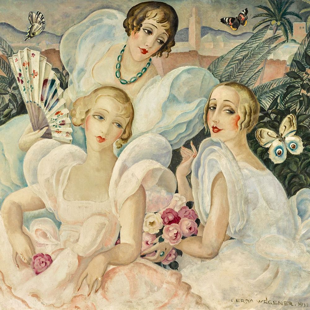 Les femmes fatales art print by Gerda Wegener for $57.95 CAD