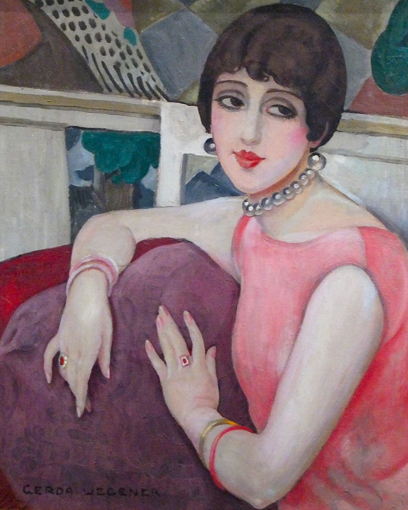 Portrait of Lili Elbe art print by Gerda Wegener for $57.95 CAD