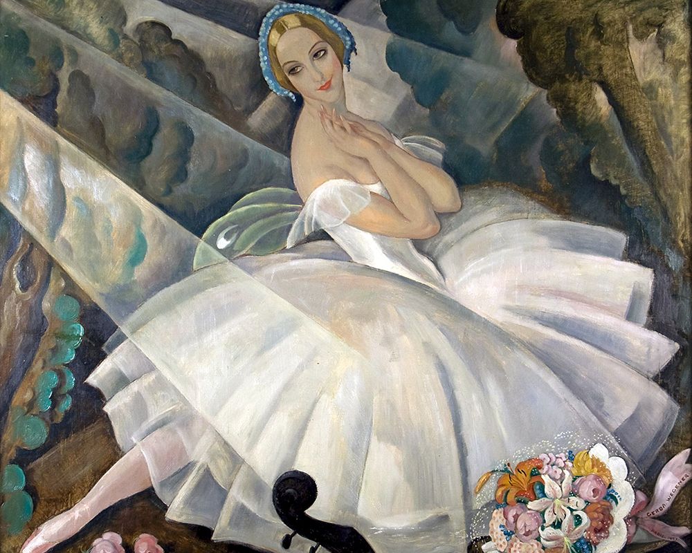 The Ballerina Ulla Poulsen in the Ballet Chopiniana art print by Gerda Wegener for $57.95 CAD