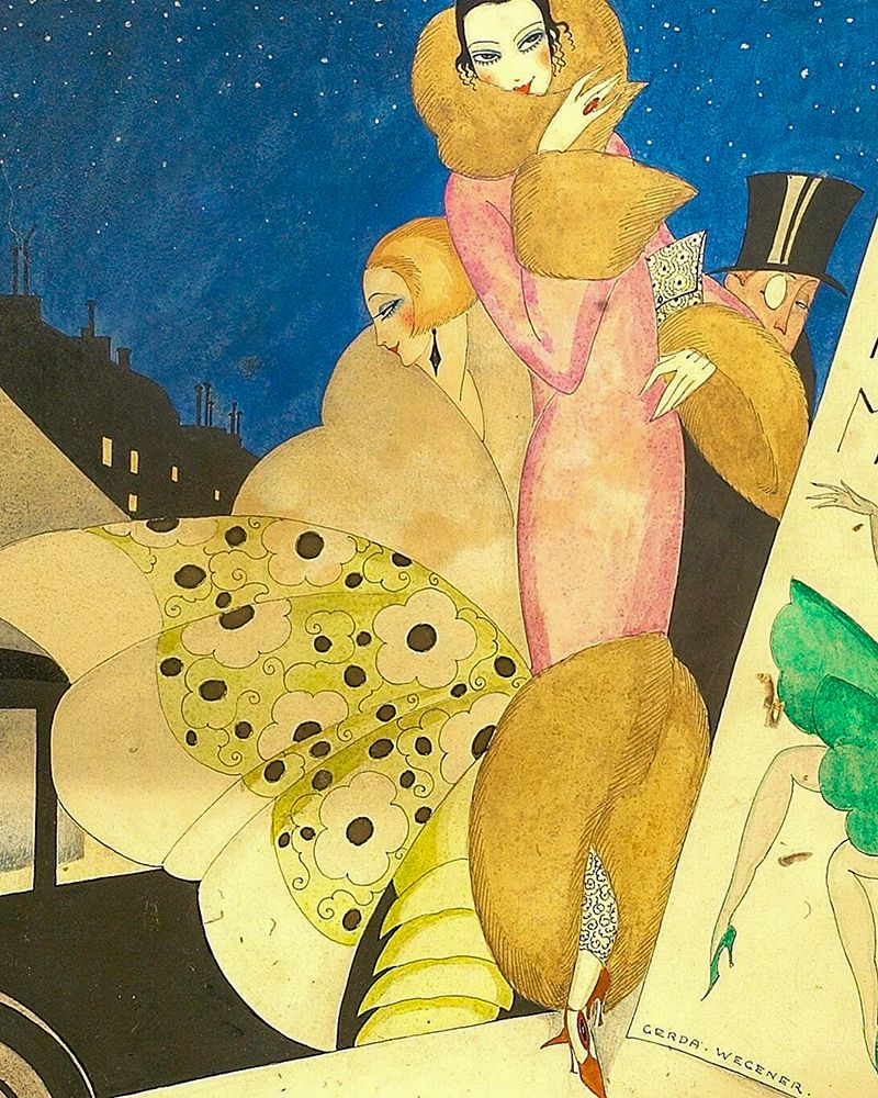 The Premiere art print by Gerda Wegener for $57.95 CAD