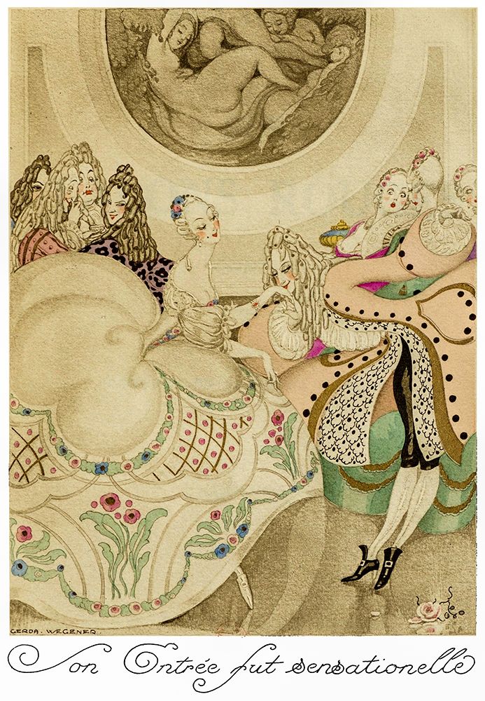 Sur talons rouges-contes image 013 art print by Gerda Wegener for $57.95 CAD