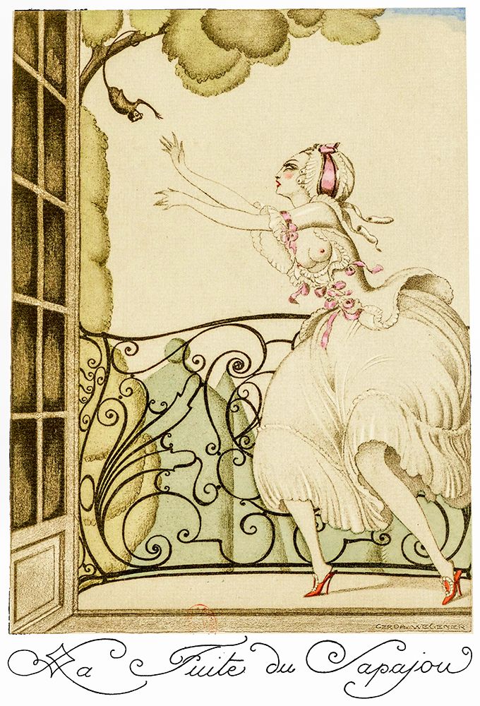 Sur talons rouges-contes image 029 art print by Gerda Wegener for $57.95 CAD