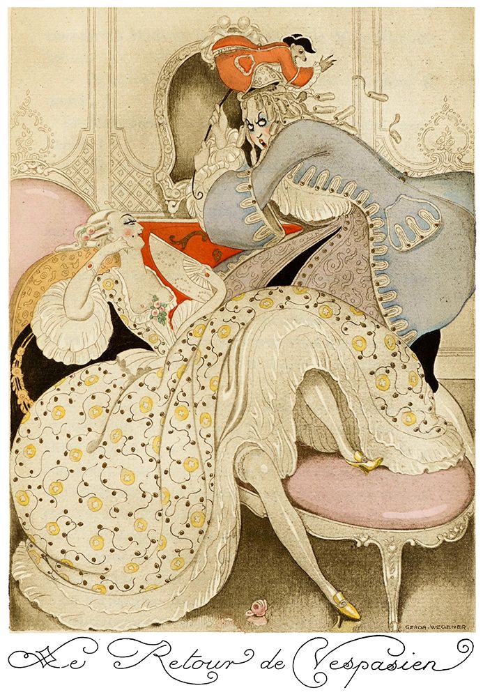 Sur talons rouges-contes image 047 art print by Gerda Wegener for $57.95 CAD