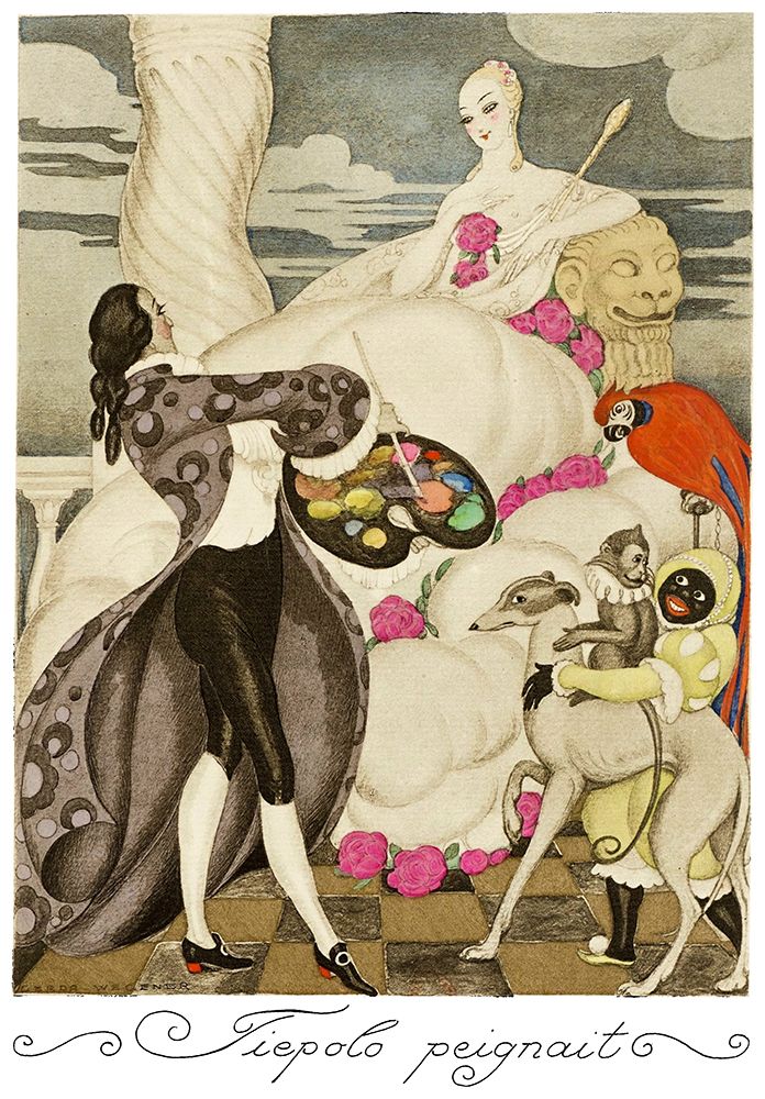 Sur talons rouges-contes image 067 art print by Gerda Wegener for $57.95 CAD