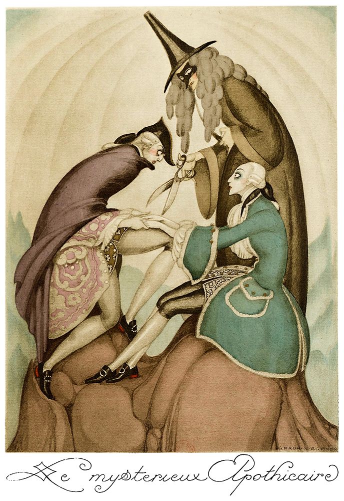 Sur talons rouges-contes image 101 art print by Gerda Wegener for $57.95 CAD