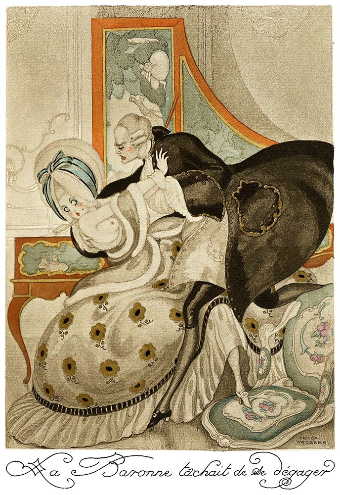 Sur talons rouges-contes image 111 art print by Gerda Wegener for $57.95 CAD