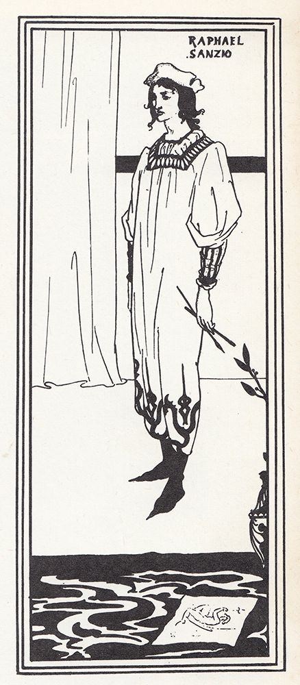 Raphael Sanzio 1905 art print by Aubrey Beardsley for $57.95 CAD