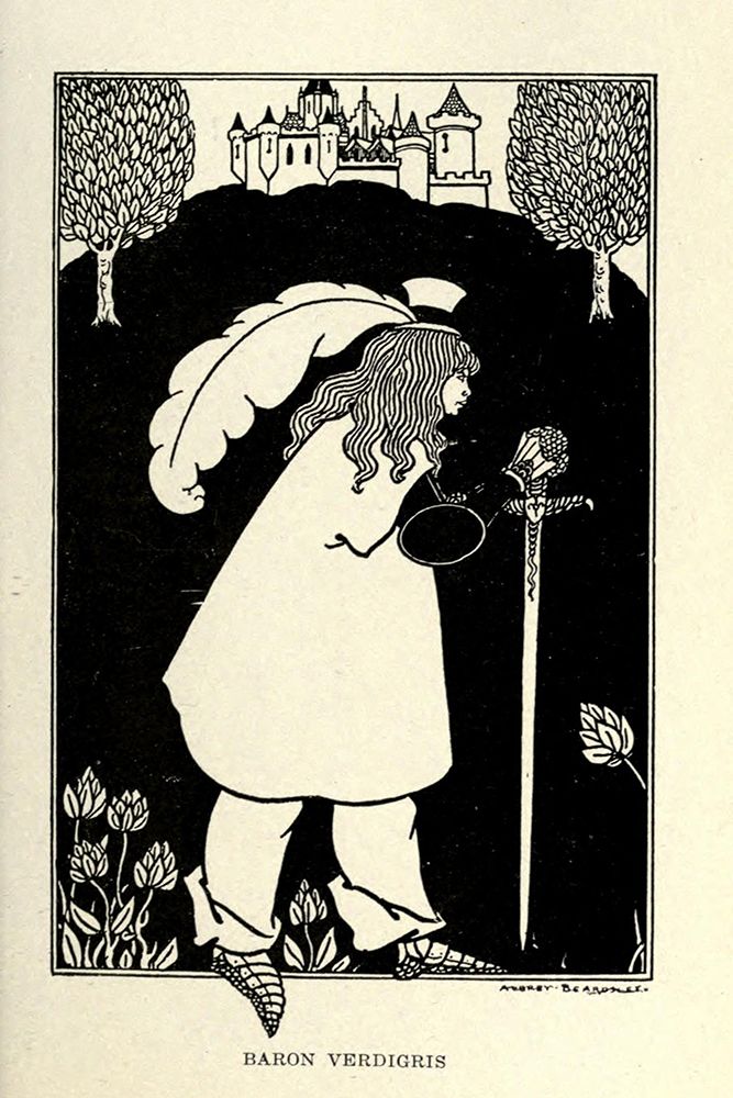 Baron Verdigris 1918 art print by Aubrey Beardsley for $57.95 CAD