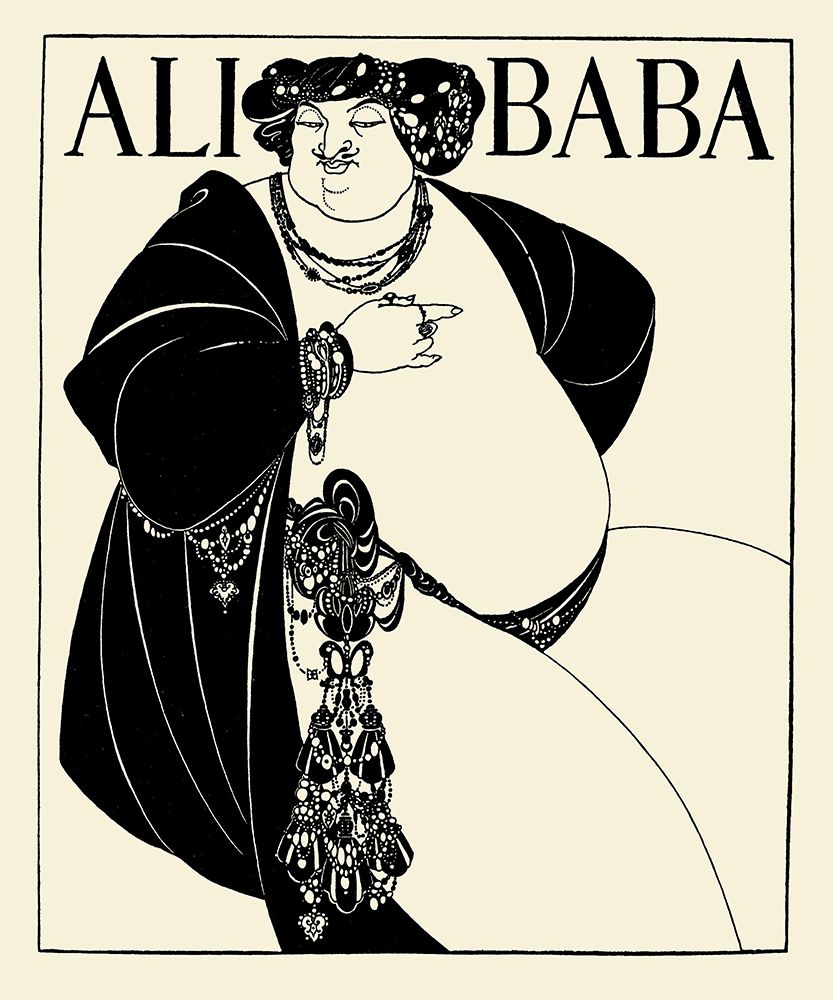 Forty Thieves cover art print by Aubrey Beardsley for $57.95 CAD
