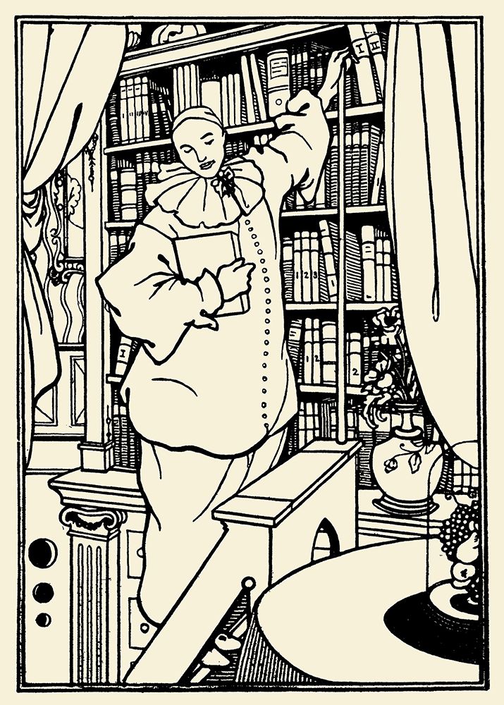 Pierrot cover design art print by Aubrey Beardsley for $57.95 CAD