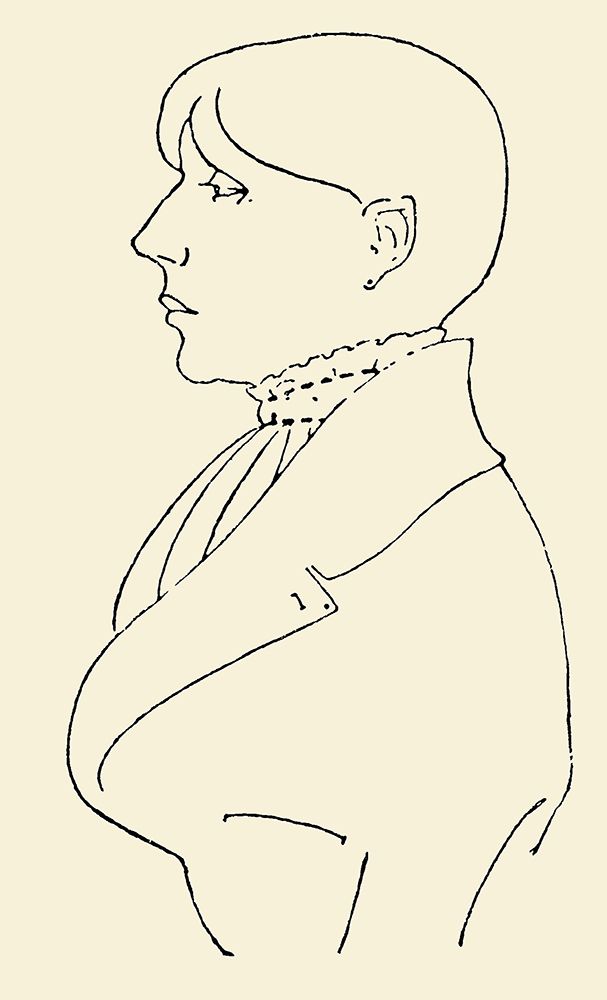 Self-portrait art print by Aubrey Beardsley for $57.95 CAD