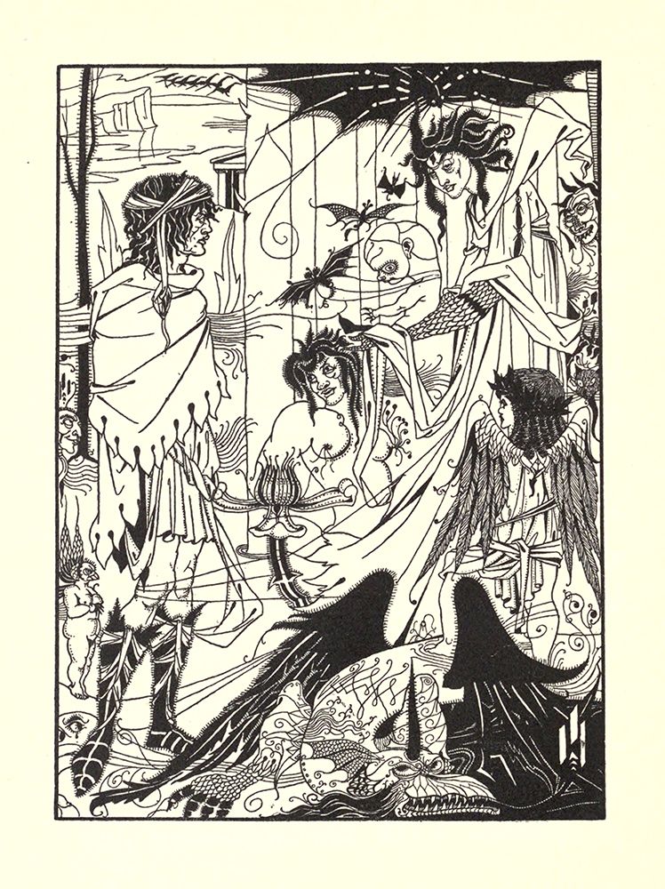 Dreams 1902 art print by Aubrey Beardsley for $57.95 CAD