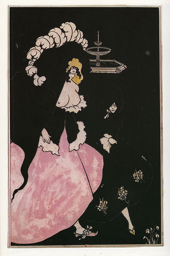 Messalina returning home art print by Aubrey Beardsley for $57.95 CAD