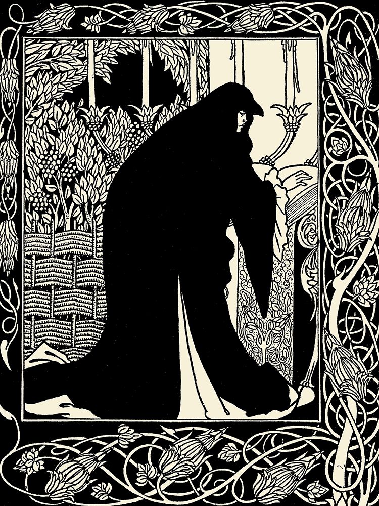 Morte DArthur 1893 - Queen Guenever art print by Aubrey Beardsley for $57.95 CAD