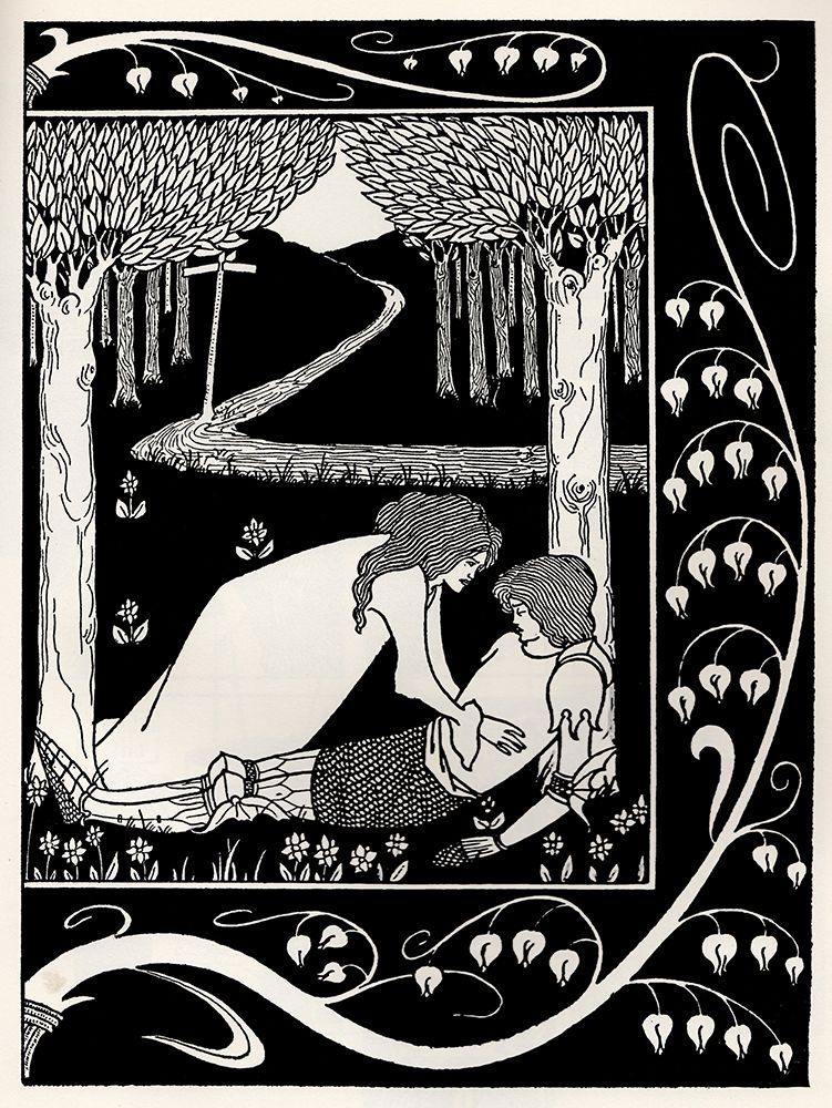Morte DArthur 1893 - Sir Lancelot 2 art print by Aubrey Beardsley for $57.95 CAD
