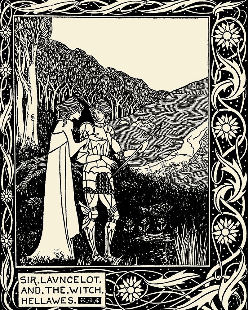 Morte DArthur 1893 - Sir Lancelot art print by Aubrey Beardsley for $57.95 CAD