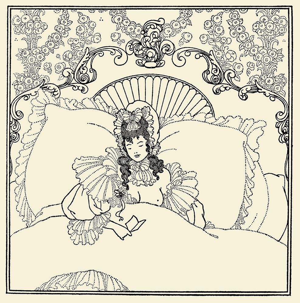 Rape of the Lock 1896 - The Billet-doux art print by Aubrey Beardsley for $57.95 CAD