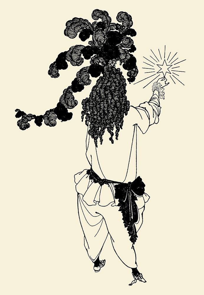 Rape of the Lock 1896 - The New Star art print by Aubrey Beardsley for $57.95 CAD