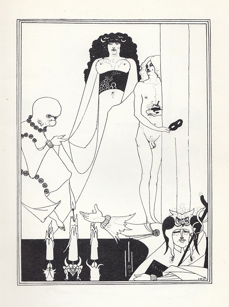 Salome - Enter Herodias art print by Aubrey Beardsley for $57.95 CAD