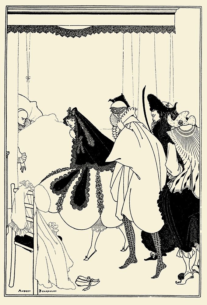 Savoy 1896 Vol.6 - Death of Pierrot art print by Aubrey Beardsley for $57.95 CAD