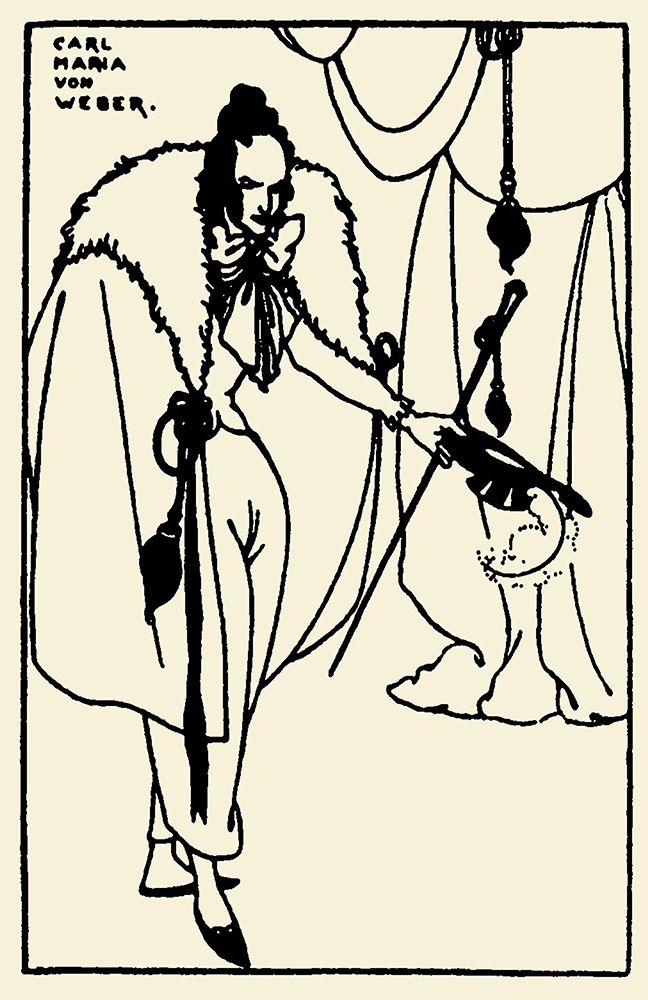 Savoy 1896 Vol.8 - Carl Maria von Weber art print by Aubrey Beardsley for $57.95 CAD