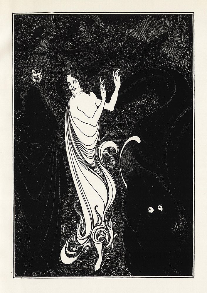 Under the Hill 1903 - For 3rd tableau of Rheingold art print by Aubrey Beardsley for $57.95 CAD