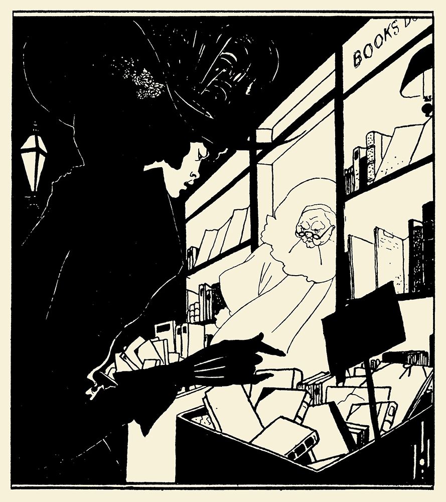 Yellow Book 1894 Vol.1 - BW art print by Aubrey Beardsley for $57.95 CAD