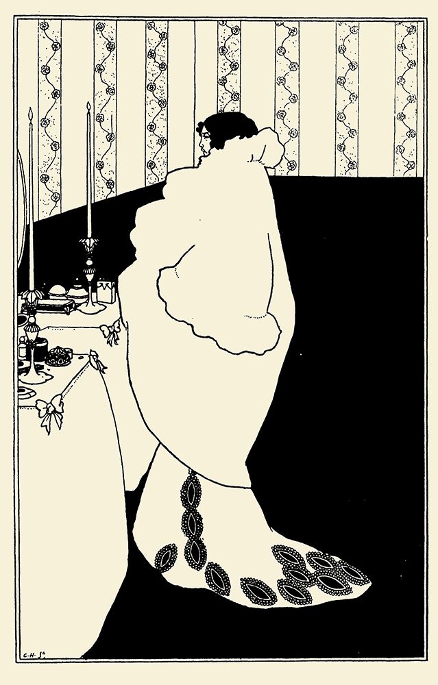 Yellow Book 1894 Vol.3 - La Dame aux Camelias art print by Aubrey Beardsley for $57.95 CAD