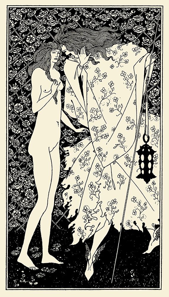 Yellow Book 1895 Vol.4 - Mysterious Rose Garden art print by Aubrey Beardsley for $57.95 CAD