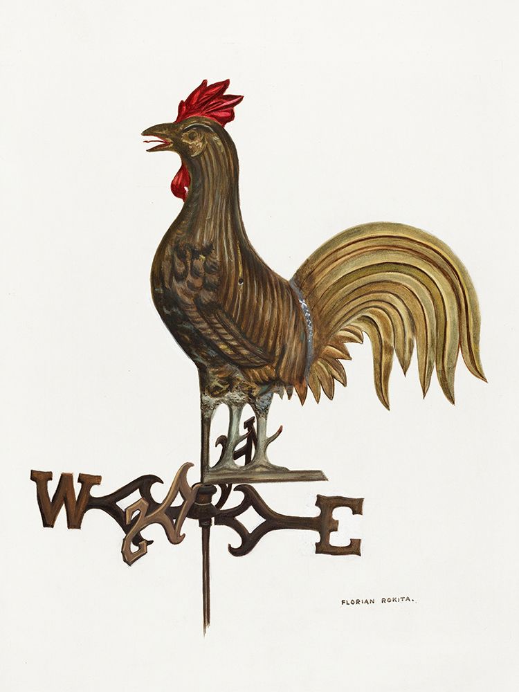 Weathercock art print by Florian Rokita for $57.95 CAD