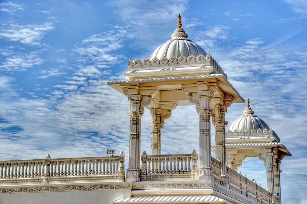 White Hindu Temple-Atlanta-Georgia I art print by Georgia Picture Archive for $57.95 CAD
