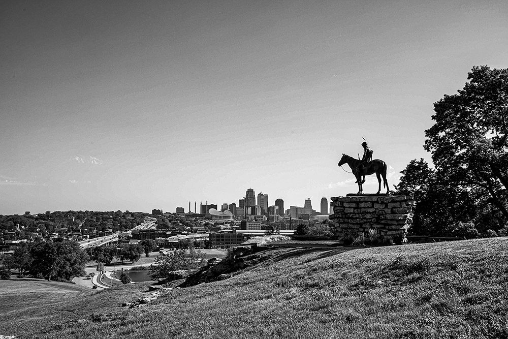 The Scout Statue-Kansas City-Missouri art print by Missouri Picture Archive for $57.95 CAD