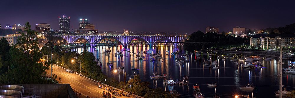 Knoxville Tennessee Panorama art print by Tennessee Picture Archive for $57.95 CAD