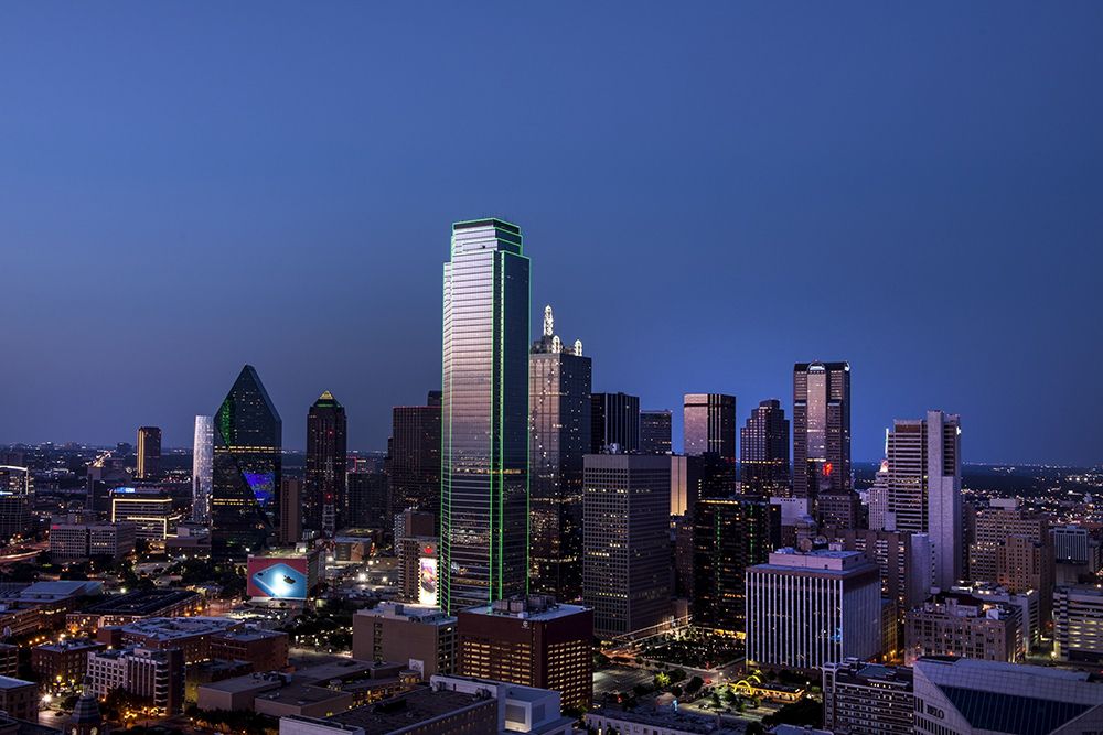 Downtown Dallas-Texas at Dusk art print by Texas Picture Archive for $57.95 CAD