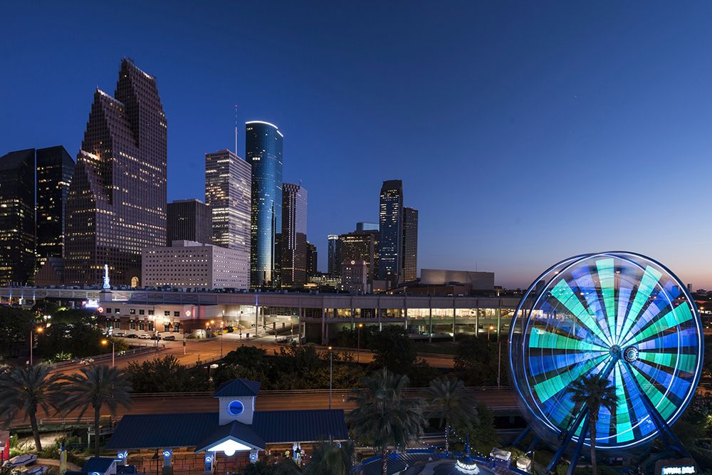 Houston City-Texas at Night art print by Texas Picture Archive for $57.95 CAD