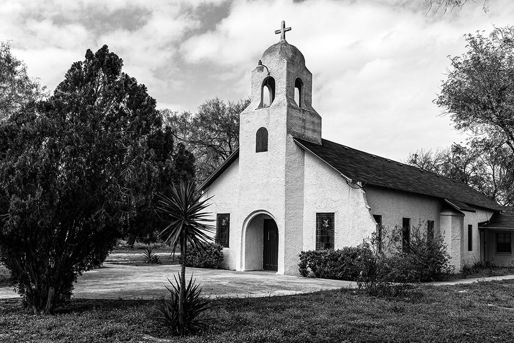 Saint Miguel Archangel Catholic Church in Little Los Ebanos II art print by Carol Highsmith for $57.95 CAD