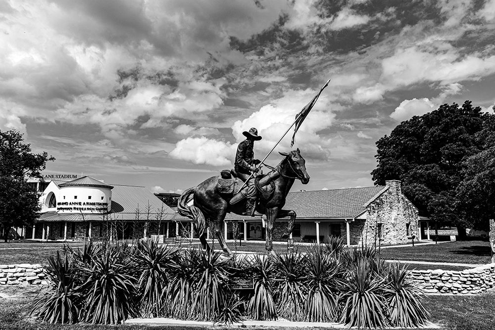 Texas ranger sculpture art print by Carol Highsmith for $57.95 CAD