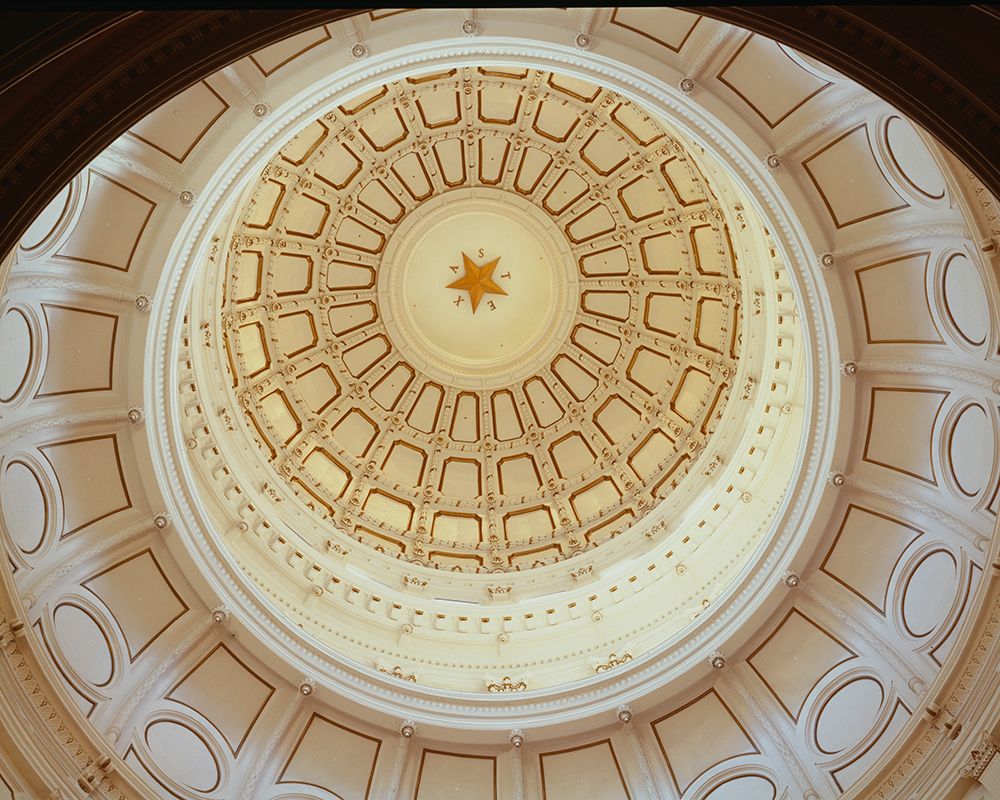 The Rotunda Ceiling of the Texas Capitol in Austin art print by Carol Highsmith for $57.95 CAD