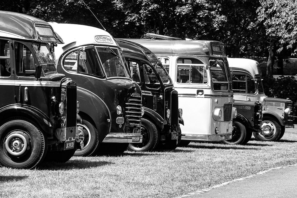 Classic Bus Line art print by Vintage Photo Archive for $57.95 CAD
