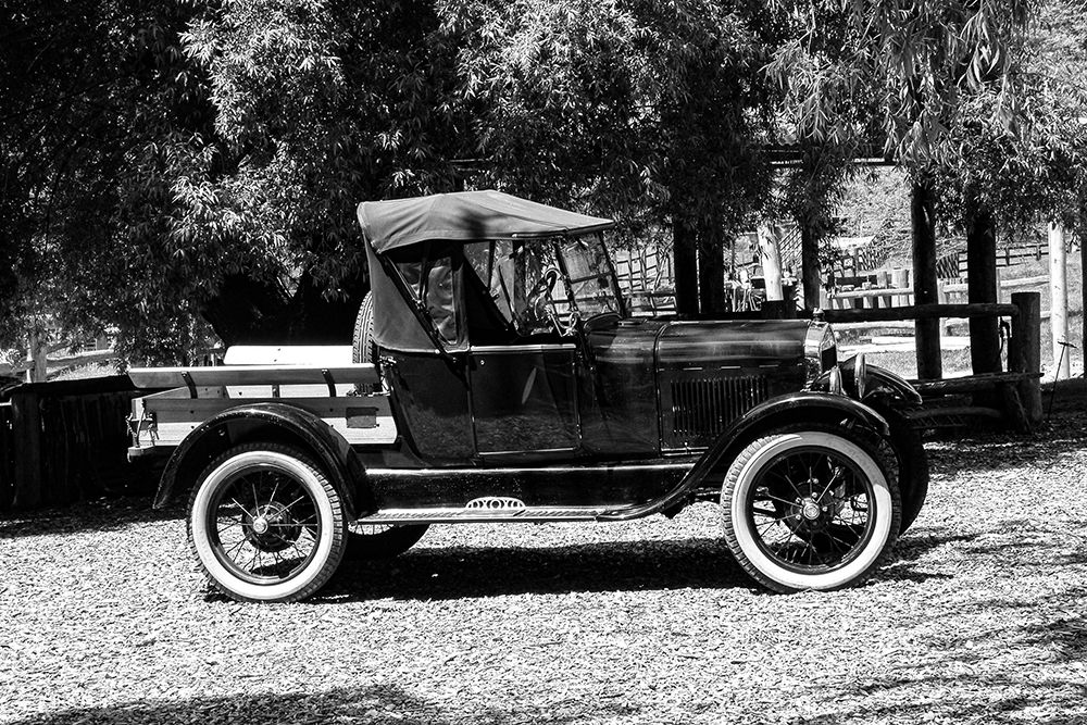 Classic Flat Bed Truck art print by Vintage Photo Archive for $57.95 CAD