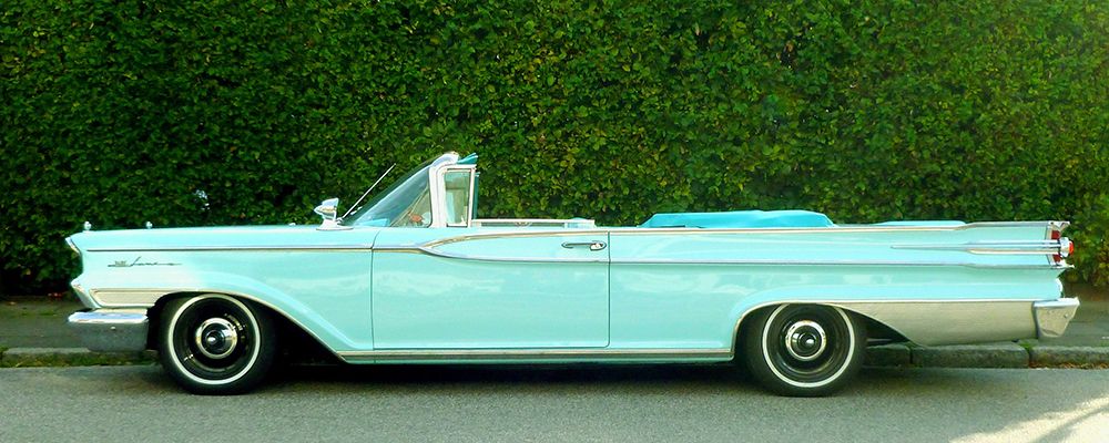 Classic Green Car art print by Vintage Photo Archive for $57.95 CAD