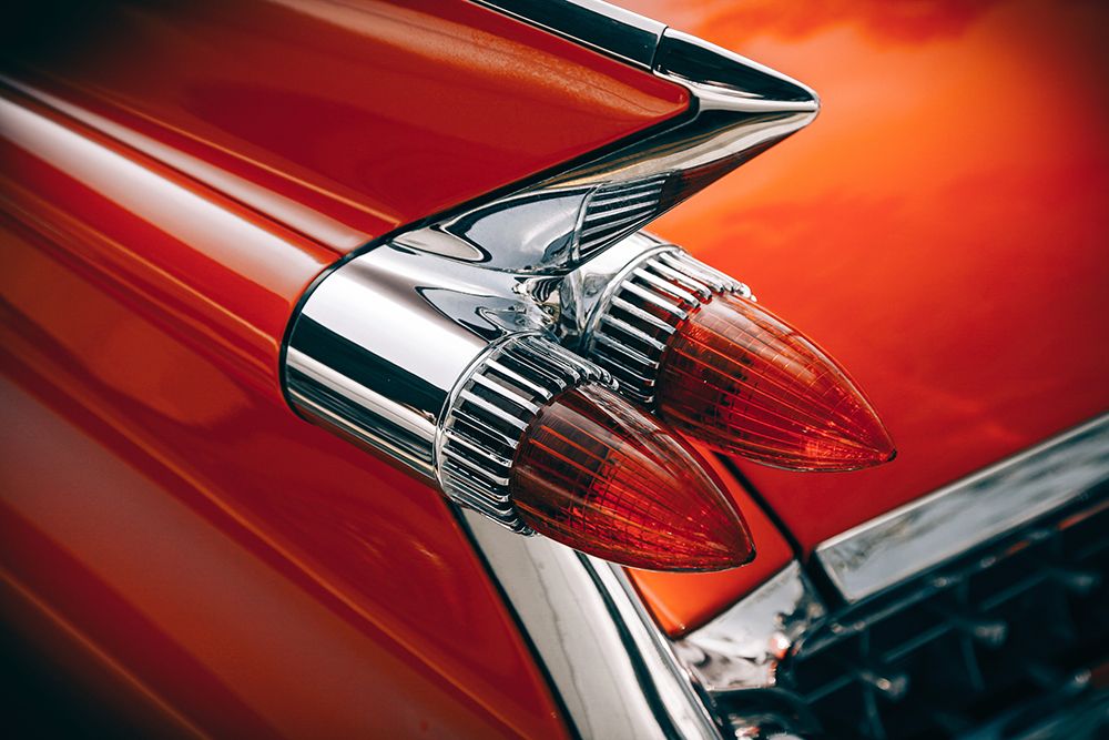 Classic Red Tail Light art print by Vintage Photo Archive for $57.95 CAD