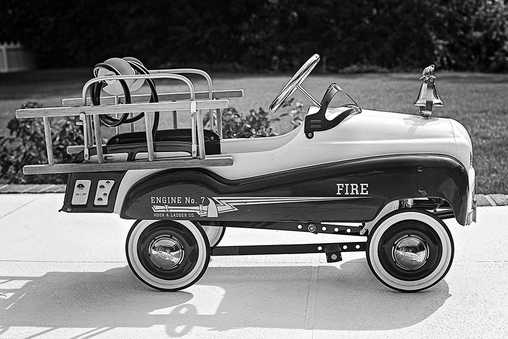 Toy Fire Truck art print by Vintage Photo Archive for $57.95 CAD