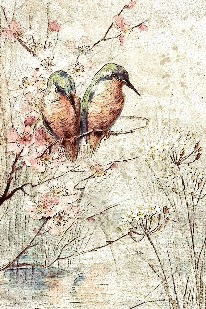 Kingfishers art print by Alpenglow Workshop for $57.95 CAD